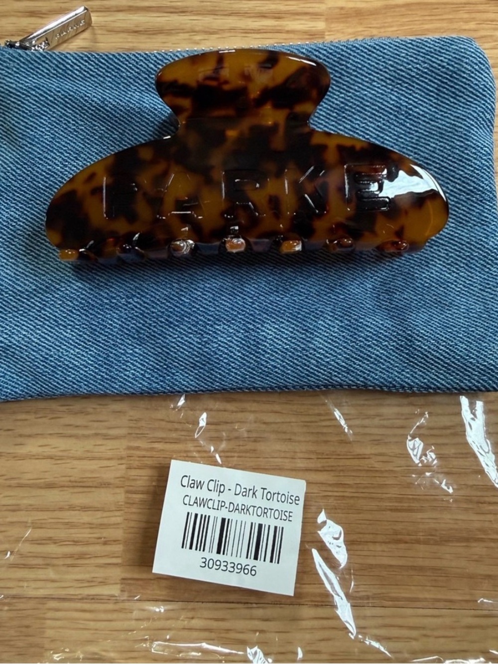 Parke Claw Hair Clip - Dark Tortoise
